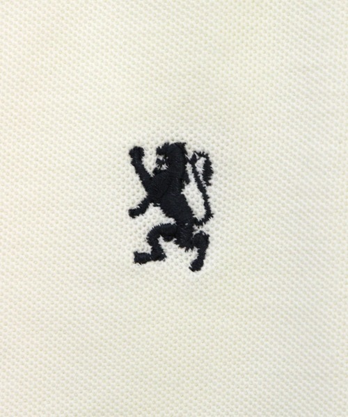 GIORDANO（ジョルダーノ）の「[ GIORDANO ] スモールライオン刺繍ドライストレッチ半袖ポロシャツ（ポロシャツ・メンズ・アイボリー/ネイビー/ブラック・LARGE/MEDIUM/X-LARGE/SMALL）」の5枚目の写真