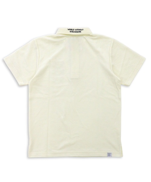 GIORDANO（ジョルダーノ）の「[ GIORDANO ] スモールライオン刺繍ドライストレッチ半袖ポロシャツ（ポロシャツ・メンズ・アイボリー/ネイビー/ブラック・LARGE/MEDIUM/X-LARGE/SMALL）」の4枚目の写真