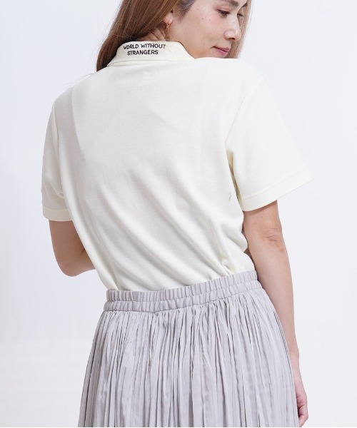 GIORDANO（ジョルダーノ）の「[ GIORDANO ] スモールライオン刺繍ドライストレッチ半袖ポロシャツ（ポロシャツ・メンズ・アイボリー/ネイビー/ブラック・LARGE/MEDIUM/X-LARGE/SMALL）」の20枚目の写真