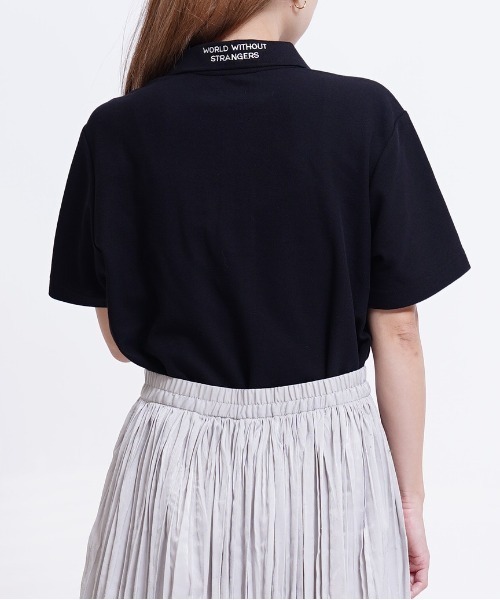 GIORDANO（ジョルダーノ）の「[ GIORDANO ] スモールライオン刺繍ドライストレッチ半袖ポロシャツ（ポロシャツ・メンズ・アイボリー/ネイビー/ブラック・LARGE/MEDIUM/X-LARGE/SMALL）」の22枚目の写真