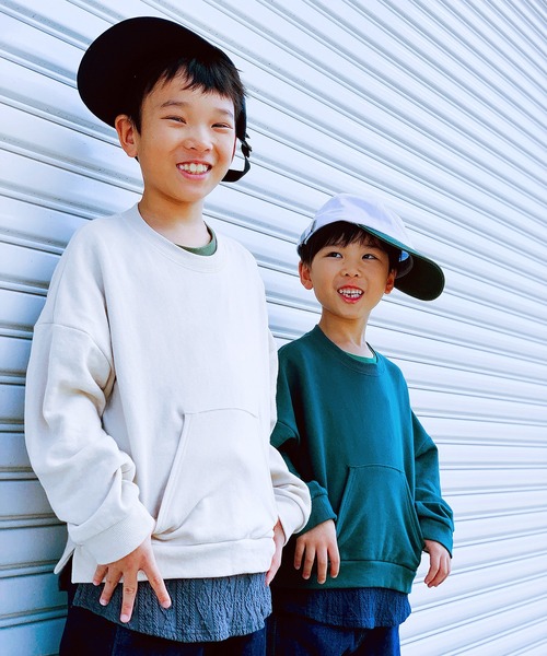 ArguE CulturE プルオーバースウェットサイドラインレイヤード風 サイドライン ジョガーパンツ レディース 春秋 韓国 スウェット