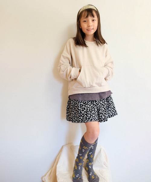 JAM & LINK(ジャムアンドリンク)の「レイヤード風トレーナー(スウェット・キッズ・ベージュ/グリーン・160cm/130cm/140cm/120cm/110cm/150cm)」の18枚目の写真