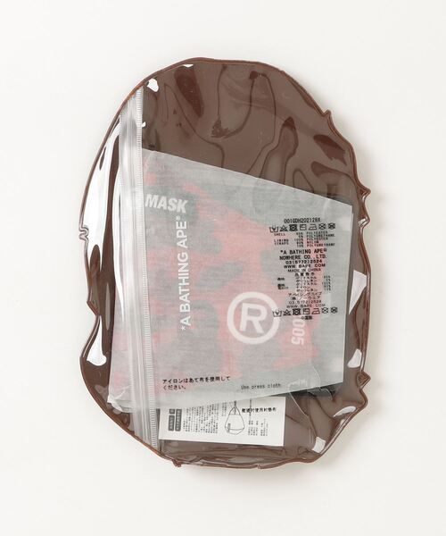 A BATHING APE(アベイシングエイプ)の「COLOR CAMO MASK L(マスク・レディース・レッド・FREE)」の2枚目の写真