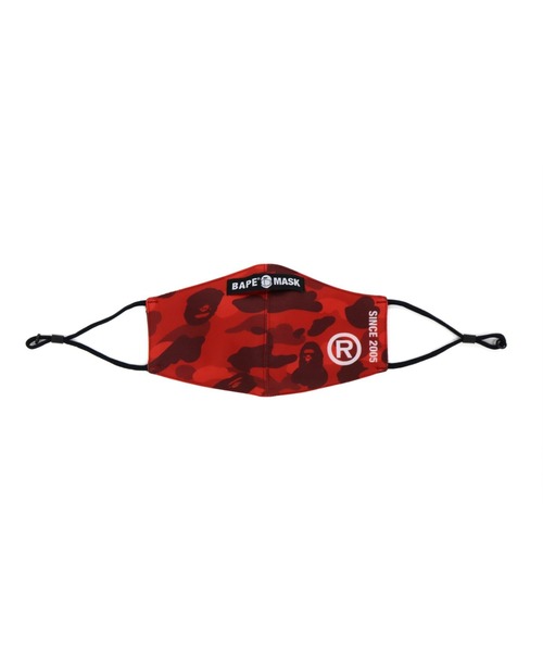 A BATHING APE(アベイシングエイプ)の「COLOR CAMO MASK L(マスク・レディース・レッド・FREE)」の1枚目の写真