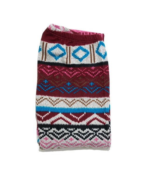 Healthknit（ヘルスニット）の「Healthknit/ヘルスニット　LEGGINGS キカガクプリント（レギンス/スパッツ・レディース・ブルー/マスタード/パープル/ピンク/ブラウン・MEDIUM/LARGE）」の7枚目の写真