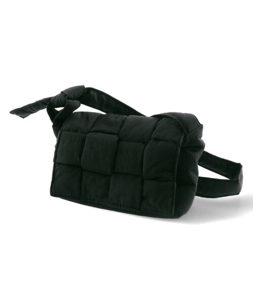 BRANSHES（ブランシェス）の「編みデザインショルダーバッグ（ショルダーバッグ・キッズ・アイボリー/ブラック・FREE）」の9枚目の写真