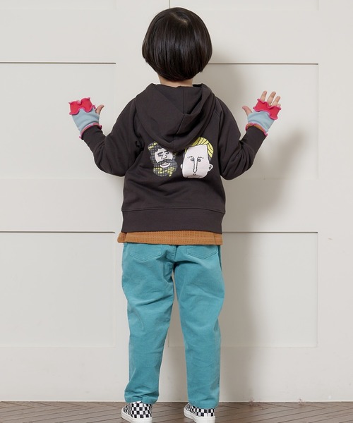 BIG FIELD（ビッグフィールド）の「コールテンシェフパンツ（80～150cm）（その他パンツ・キッズ・ワインレッド/レモンイエロー/パープル/ブラック/モカ/ライトブルー・120/130/100/90/95/150/80/140/110）」の16枚目の写真