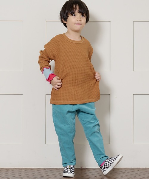 BIG FIELD（ビッグフィールド）の「コールテンシェフパンツ（80～150cm）（その他パンツ・キッズ・ワインレッド/レモンイエロー/パープル/ブラック/モカ/ライトブルー・120/130/100/90/95/150/80/140/110）」の17枚目の写真