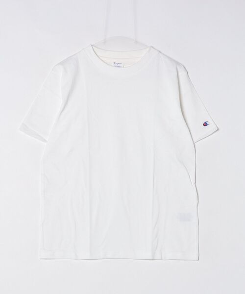 Champion(チャンピオン)の「【Champion/チャンピオン】直営限定コレクション メンズ ショートスリーブTシャツ(Tシャツ/カットソー・メンズ・ブラック/ライトグリーン系/ホワイト/ヘザーチャコール/グレー/ネイビー・X-LARGE/LARGE/SMALL/MEDIUM)」の2枚目の写真