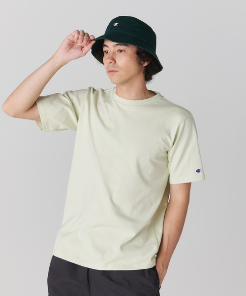 Champion(チャンピオン)の「【Champion/チャンピオン】直営限定コレクション メンズ ショートスリーブTシャツ(Tシャツ/カットソー・メンズ・ブラック/ライトグリーン系/ホワイト/ヘザーチャコール/グレー/ネイビー・X-LARGE/LARGE/SMALL/MEDIUM)」の5枚目の写真