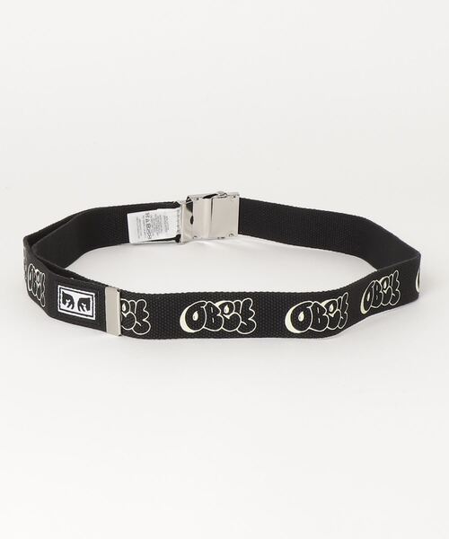 OBEY（オベイ）の「OBEY/オベイ　グラフィティロゴ入り ガチャベルト（ベルト・メンズ・ブラウン/ブラック・FREE）」の3枚目の写真
