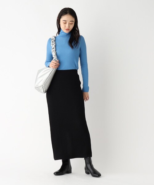 OPAQUE.CLIP(オペークドットクリップ)の「◆【抗菌防臭加工】シンプルローヒールショートブーツ(ブーツ・レディース・ブラック系6/ブラウン系その他/ブラック・02/03)」の4枚目の写真