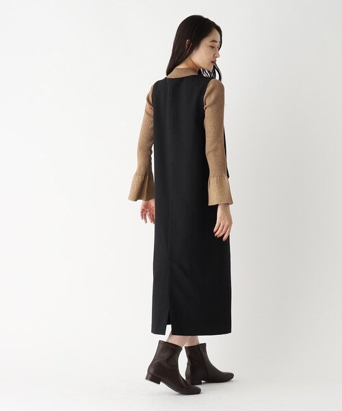 OPAQUE.CLIP(オペークドットクリップ)の「◆【抗菌防臭加工】シンプルローヒールショートブーツ(ブーツ・レディース・ブラック系6/ブラウン系その他/ブラック・02/03)」の10枚目の写真