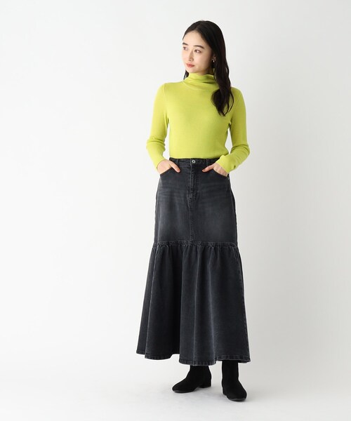 OPAQUE.CLIP(オペークドットクリップ)の「◆【抗菌防臭加工】シンプルローヒールショートブーツ(ブーツ・レディース・ブラック系6/ブラウン系その他/ブラック・02/03)」の12枚目の写真