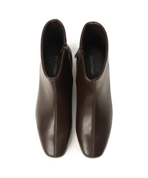 OPAQUE.CLIP(オペークドットクリップ)の「◆【抗菌防臭加工】シンプルローヒールショートブーツ(ブーツ・レディース・ブラック系6/ブラウン系その他/ブラック・02/03)」の19枚目の写真