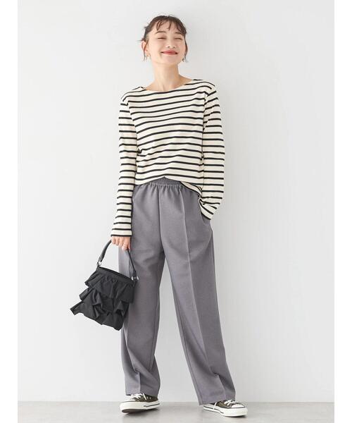 AMERICAN HOLIC(アメリカンホリック)の「バックパールボーダープルオーバー(Tシャツ/カットソー・レディース・ブラック系その他4・M/L)」の6枚目の写真