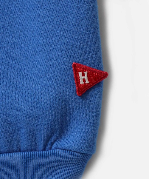 Healthknit（ヘルスニット）の「Healthknit（ヘルスニット）クラシカルスウェットパーカー メンズ レディース/裏起毛/無地/プルオーバートップス（パーカー・メンズ・スミクロ/グリーン/ブルー/レッド/アッシュグレー/サンドベージュ/ネイビー/マルーン・M/XL/L）」の9枚目の写真