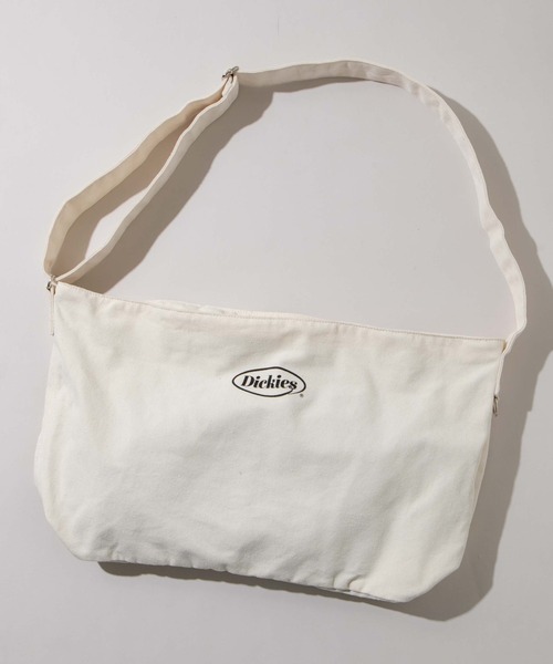 Dickies（ディッキーズ）の「∴WEGO/別注Dickies キャンバスショルダー（ショルダーバッグ・メンズ・ブラック/ナチュラル/その他4/その他1/その他2/その他3/その他6/その他5・FREE）」の2枚目の写真