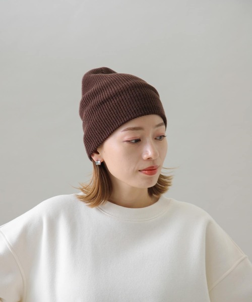 URBAN RESEARCH Sonny Label(アーバンリサーチサニーレーベル)の「シングルリブニット帽(ニットキャップ/ビーニー・レディース・ブラウン/カーキ/ブラック/ボルドー・ONE)」の17枚目の写真