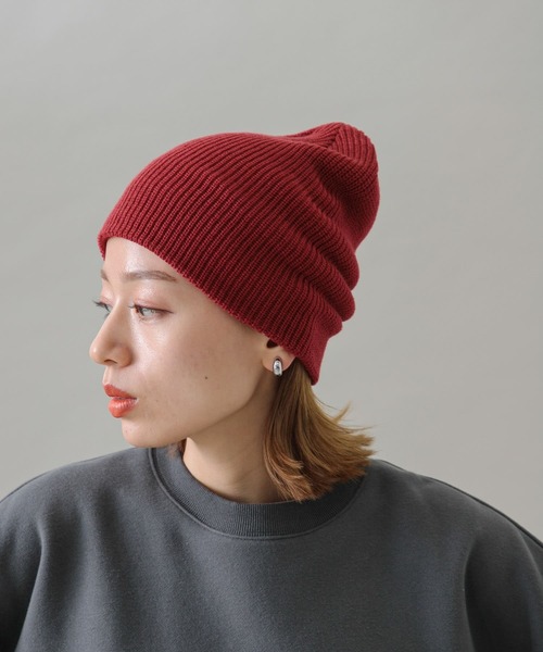 URBAN RESEARCH Sonny Label(アーバンリサーチサニーレーベル)の「シングルリブニット帽(ニットキャップ/ビーニー・レディース・ブラウン/カーキ/ブラック/ボルドー・ONE)」の14枚目の写真