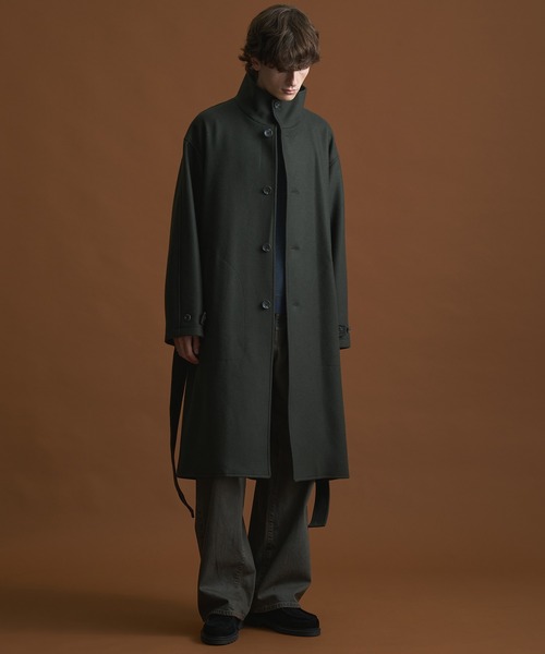 【PUBLIC　TOKYO】スーパー120スタンドコート　SIZE3 PUBLIC TOKYO（パブリックトウキョウ）の「Super140s マルチ