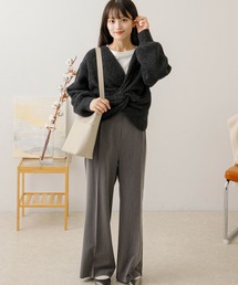 HEYUMM | HEYUMM 2WAYツイストデザインセーター(ニット/セーター)