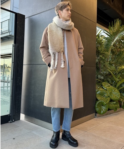 LOVELESS（ラブレス）の「【80周年記念アイテム】2レイヤー撥水ウール シングルトレンチコート（トレンチコート・メンズ・ベージュ系その他3/ブラック・S/M/L）」の19枚目の写真