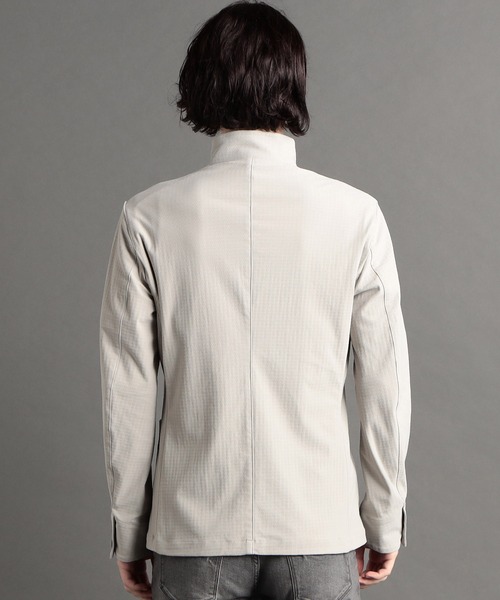 MONSIEUR NICOLE(ムッシュニコル)の「【canal deux Luxe】 4WAYストレッチ スタンドカラーブルゾン(ブルゾン・メンズ・ブラック/グレー・MEDIUM/LARGE/X-LARGE/XX-LARGE)」の16枚目の写真