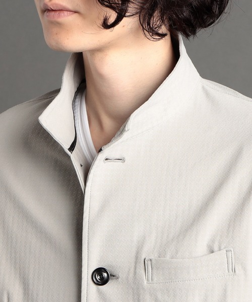 MONSIEUR NICOLE(ムッシュニコル)の「【canal deux Luxe】 4WAYストレッチ スタンドカラーブルゾン(ブルゾン・メンズ・ブラック/グレー・MEDIUM/LARGE/X-LARGE/XX-LARGE)」の18枚目の写真