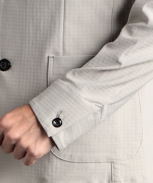 MONSIEUR NICOLE(ムッシュニコル)の「【canal deux Luxe】 4WAYストレッチ スタンドカラーブルゾン(ブルゾン・メンズ・ブラック/グレー・MEDIUM/LARGE/X-LARGE/XX-LARGE)」の21枚目の写真