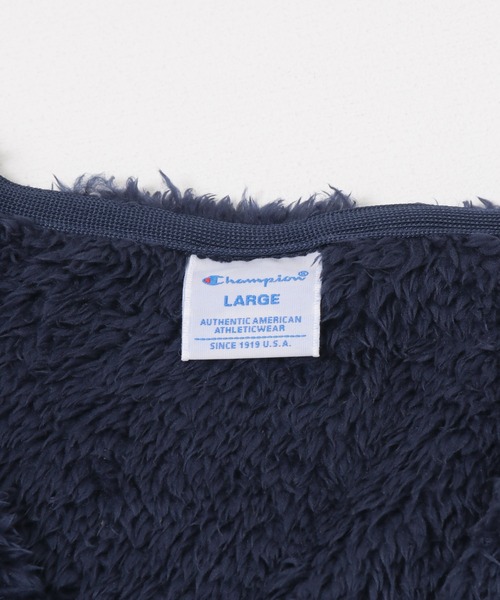 Champion（チャンピオン）の「『別注』Champion×URBAN RESEARCH　SHERPA FLEECE JACKET（ブルゾン・メンズ・グリーン/ネイビー/ブラック/チャコールグレー・MEDIUM/SMALL/LARGE）」の10枚目の写真