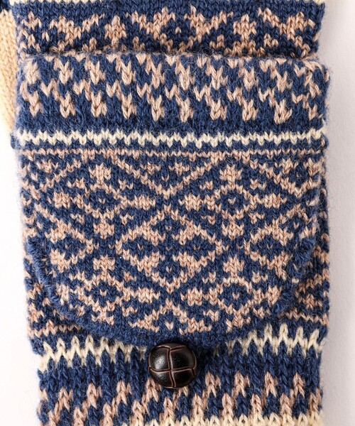 EVOLG（エヴォログ）の「【EVOLG/エヴォログ】LET2355 MIT ニットグローブ（手袋・メンズ・ベージュ系その他3/イエロー系その他3/ブラック系その他3/ホワイト系その他4・FREE）」の7枚目の写真