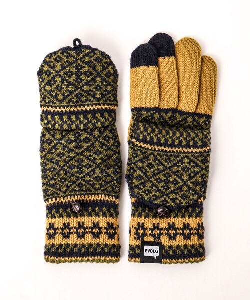 EVOLG（エヴォログ）の「【EVOLG/エヴォログ】LET2355 MIT ニットグローブ（手袋・メンズ・ベージュ系その他3/イエロー系その他3/ブラック系その他3/ホワイト系その他4・FREE）」の18枚目の写真