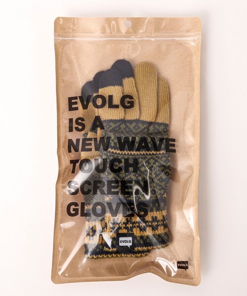EVOLG（エヴォログ）の「【EVOLG/エヴォログ】LET2355 MIT ニットグローブ（手袋・メンズ・ベージュ系その他3/イエロー系その他3/ブラック系その他3/ホワイト系その他4・FREE）」の21枚目の写真
