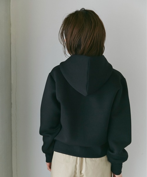 NANO universe（ナノユニバース）の「【追加生産】WEB限定 テックダンボールダブルジップパーカー（パーカー・レディース・ホワイト/ブラック/ライトベージュ/グレー・FREE）」の18枚目の写真