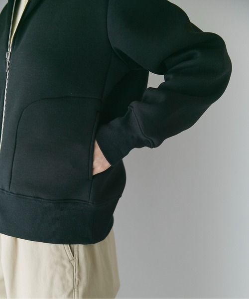 NANO universe（ナノユニバース）の「【追加生産】WEB限定 テックダンボールダブルジップパーカー（パーカー・レディース・ホワイト/ブラック/ライトベージュ/グレー・FREE）」の21枚目の写真