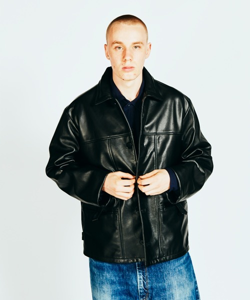 ミストレアス レザージャケット TOWNCRAFT タウンクラフト】 LEATHER RUNCHER JACKET レザー