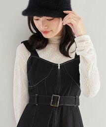 MAJESTIC LEGON | ハイネックパターントップス(Tシャツ/カットソー)