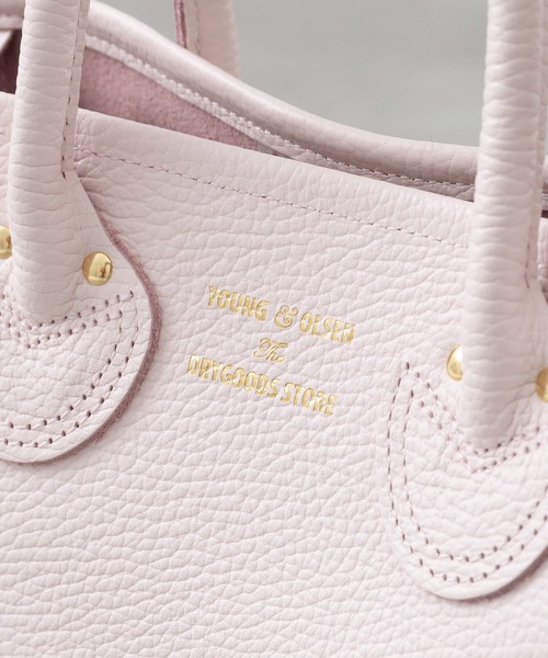 YOUNG&OLSEN The DRYGOODS STORE（ヤングアンドオルセン）の「【YOUNG&OLSEN】EMBOSSED LEATHER TOTE S YO2302-GD002（トートバッグ・レディース・オリーブ/ダークグレー/レッド/ベージュ/ブラック/ブラウン/グレー系その他2/ブラウン系その他3/ブルー系その他2/グレイッシュベージュ/グリーン/グレー系その他3/カーキ/ライトパープル/ピンク/グレー系その他4・FREE）」の21枚目の写真