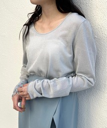 Kastane | ラメカットプルオーバー(Tシャツ/カットソー)