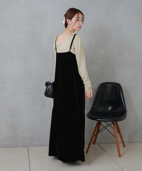 Kastane（カスタネ）の「ラメカットプルオーバー（Tシャツ/カットソー・レディース・シルバー/ブラック/イエロー・FREE）」の10枚目の写真