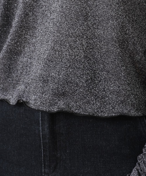 Kastane（カスタネ）の「ラメカットプルオーバー（Tシャツ/カットソー・レディース・シルバー/ブラック/イエロー・FREE）」の19枚目の写真