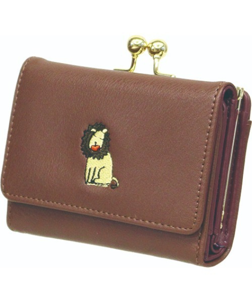 アニマル がま口 ミドル財布 三つ折り R019 0618 MMI（財布）｜salle