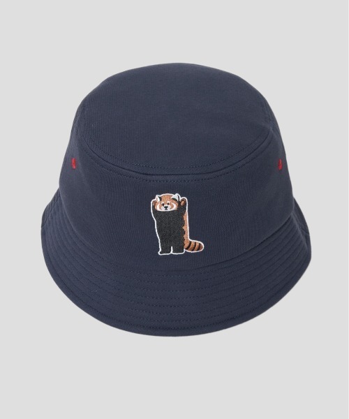Design Tshirts Store graniph（デザイン　ティーシャツ　ストア　グラニフ）の「FRUIT OF THE LOOM× graniph IKAKU SWEAT BUCKET HAT（ハット・メンズ・ネイビー・FREE）」の7枚目の写真