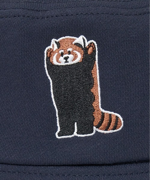 Design Tshirts Store graniph（デザイン　ティーシャツ　ストア　グラニフ）の「FRUIT OF THE LOOM× graniph IKAKU SWEAT BUCKET HAT（ハット・メンズ・ネイビー・FREE）」の8枚目の写真