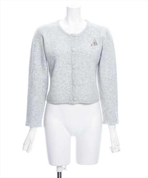 clear（クリア）の「ブローチ付き袖口ファーカーディガン≪STAY MOTION≫（ニット/セーター・レディース・アイボリー/ブラック/グレー・F）」の12枚目の写真