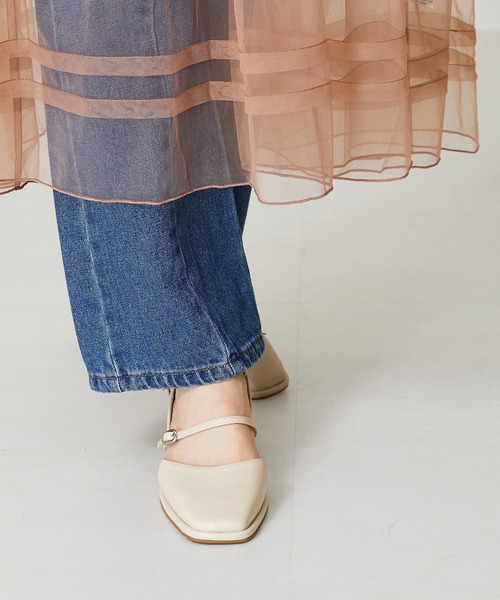 ORiental TRaffic(オリエンタルトラフィック)の「ダブルストラップヒールパンプス 41108(パンプス・レディース・ブラック/ブルー/ベージュ・39/43/42/33/35/40/41/36/38/37/34)」の11枚目の写真