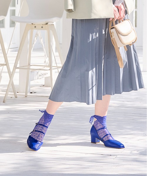 ORiental TRaffic(オリエンタルトラフィック)の「ダブルストラップヒールパンプス 41108(パンプス・レディース・ブラック/ブルー/ベージュ・39/43/42/33/35/40/41/36/38/37/34)」の13枚目の写真