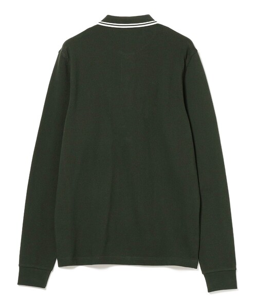 FRED FRED PERRY M3636 長袖ポロシャツ ダークグリーン PERRY 