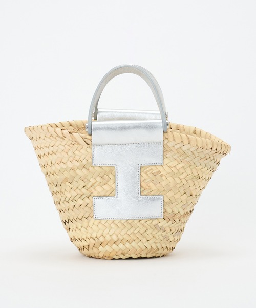 IACUCCI（イアクッチ）の「リビエラ CESTA PAGLIA/LAMINATO（かごバッグ・レディース・シルバー・FREE）」の11枚目の写真